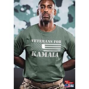 Veterans For Kamala Shirt  2024 Campaign Edition Patriotic Tshirt Unisex